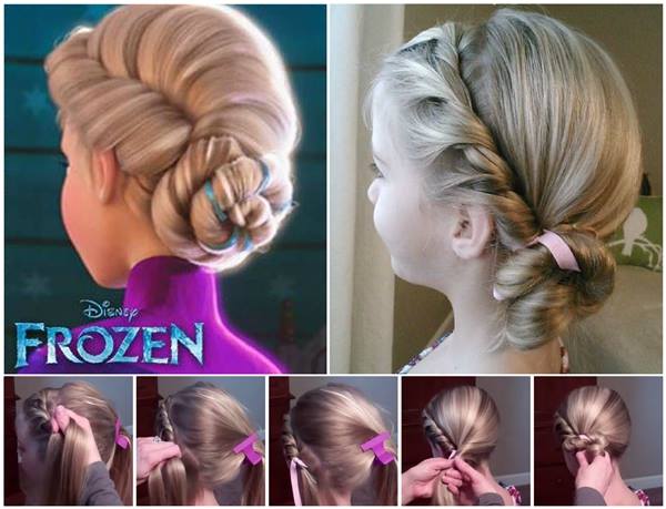 Elsa Frozen Hair Tutorial