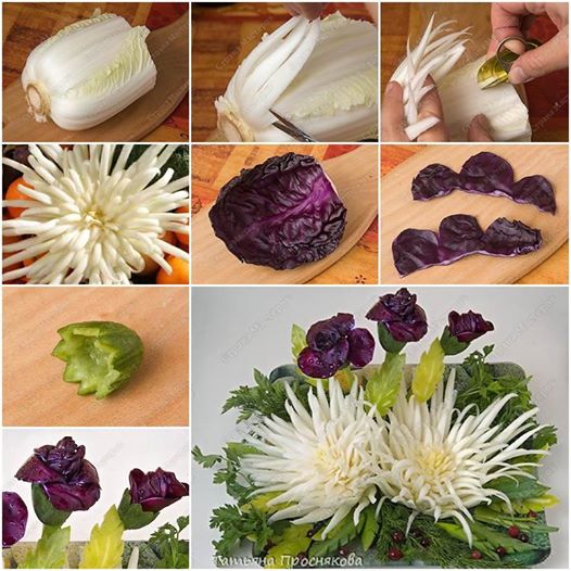 Cabbage Flower Arrangements