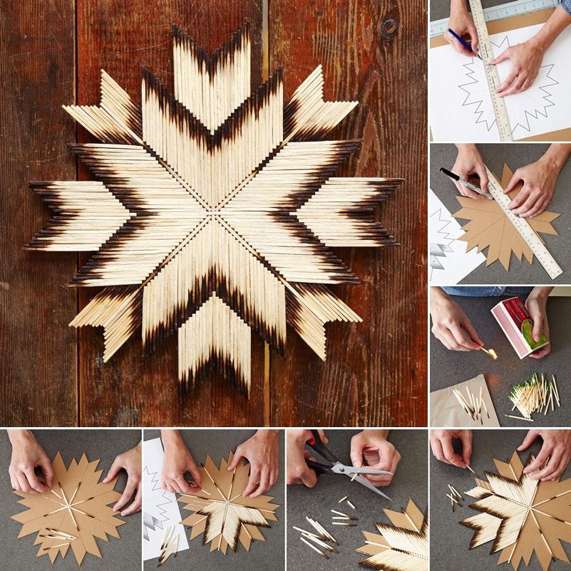 Easy and Fun Crafts Made From Matchsticks