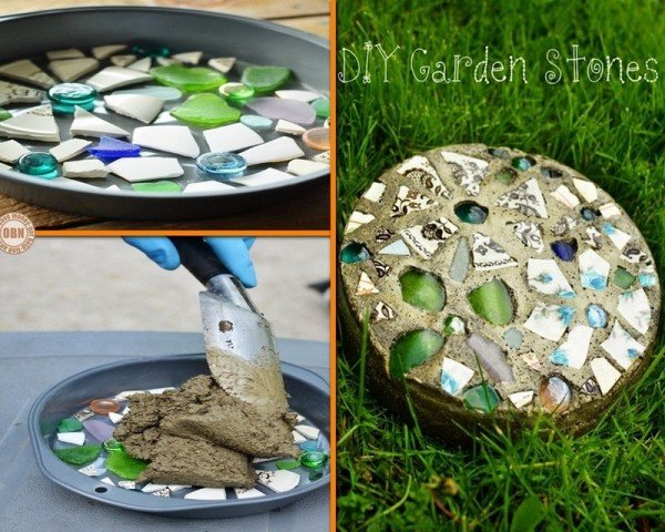 How to Make Stepping Stones – with a Cake Pan