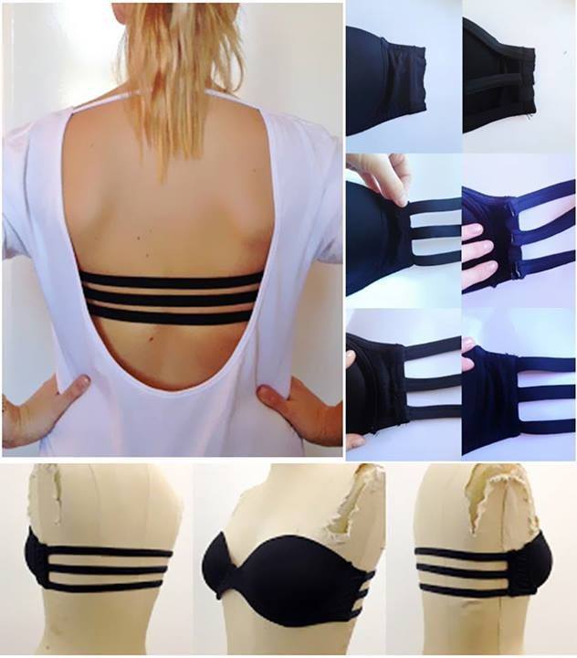 Backless bra hack. How to wear a bra with backless tops. I saw @K