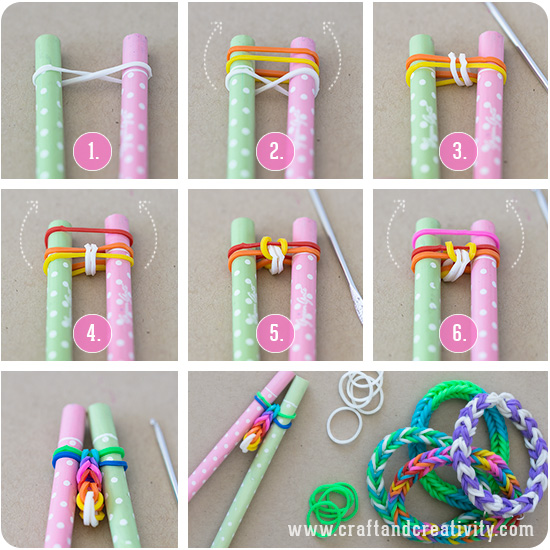 Five Minutes Tutorial on How to Make a Rubber Band Bracelet without the  Loom- Pandahall.com