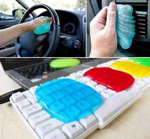 2022 Car Wash Interior Car Cleaning Gel Slime for Keyboard Air Vent  Computer Dust Remover Glue