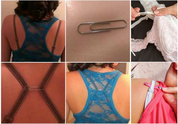 Backless bra hack! Absolutely perfect for tops like this when you