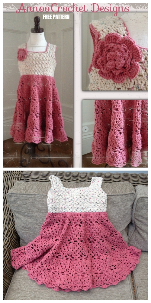 crochet infant dress pattern