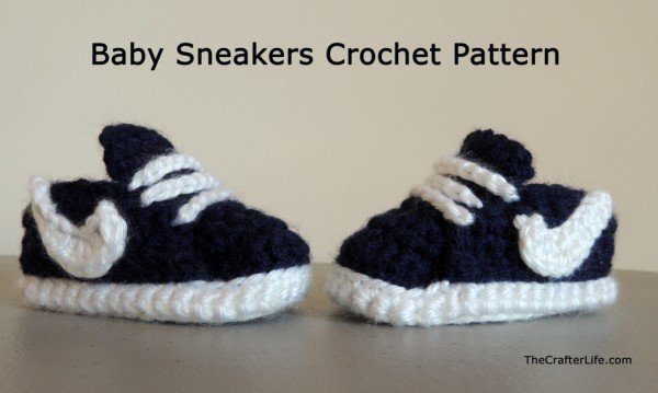 crochet nike shoes free pattern for adults