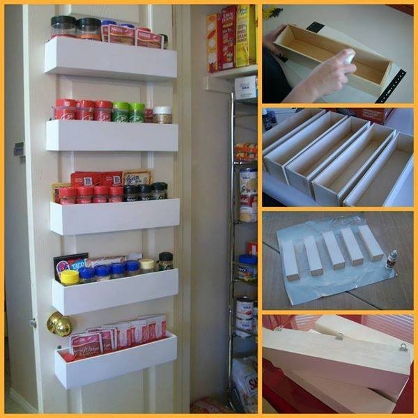 How to Make Door Pantry Spice Rack DIY Tutorial