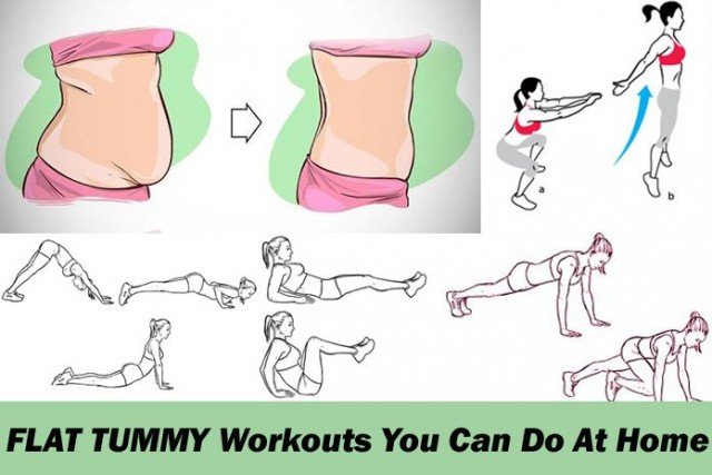 how to get a flat stomach exercises
