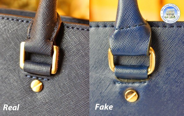 Spot A Fake Vs Real Michael Kors Handbag