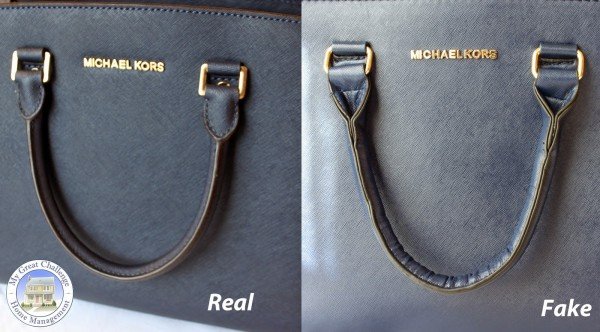 how can you tell if a michael kors bag is fake