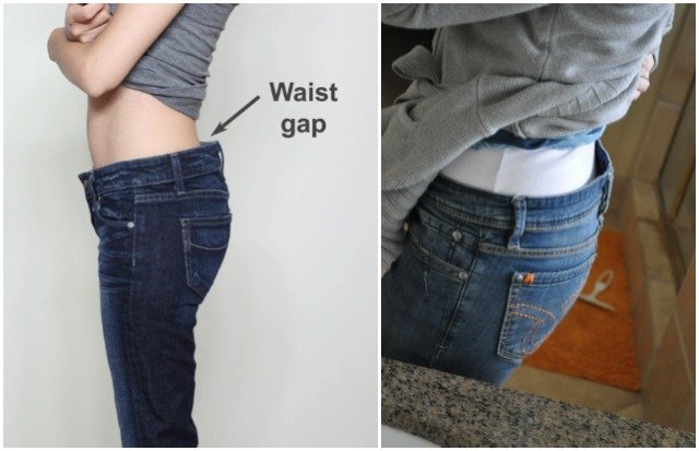 jean waist gap