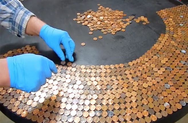 How To Make a Penny Table 