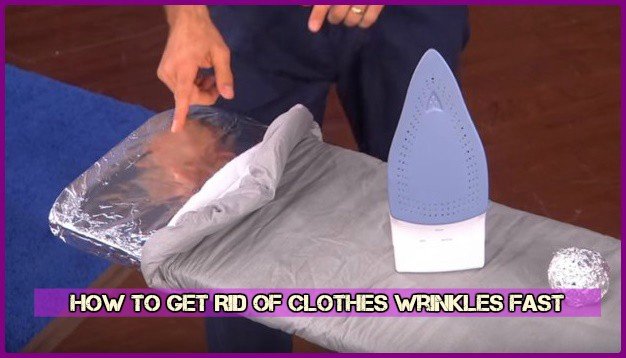 Ironing hack using tin foil - How to iron clothes quicker using tin foil