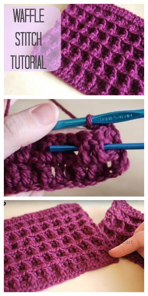 The Waffle Stitch Knitting Pattern - Step-by-step for beginners [+