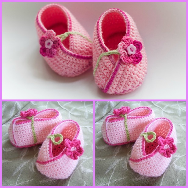 baby kimono shoes crochet pattern free