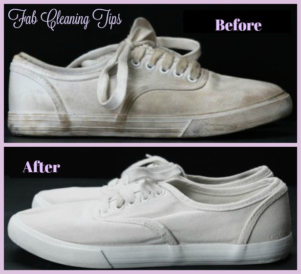 how do you clean your white shoes