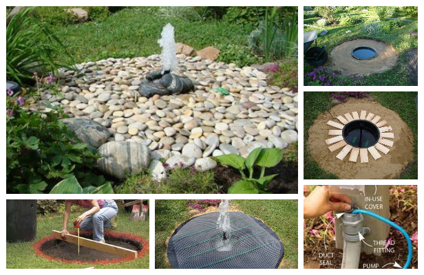 diy filtre à ruissellement  Diy fountain, Diy garden, Patio driveway ideas