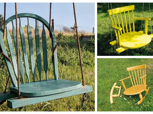 Recycle Archives DIY Tutorials   Fabartdiy Easy Recycled Chair Swing DIY Tutorials Ft 534x400 