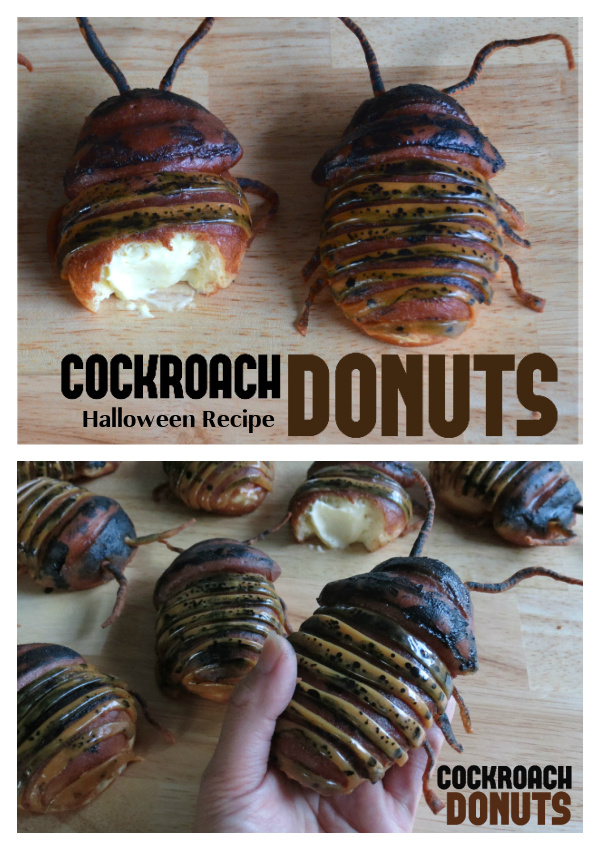 Halloween Crispy Fried Cockroach Donut Recipe